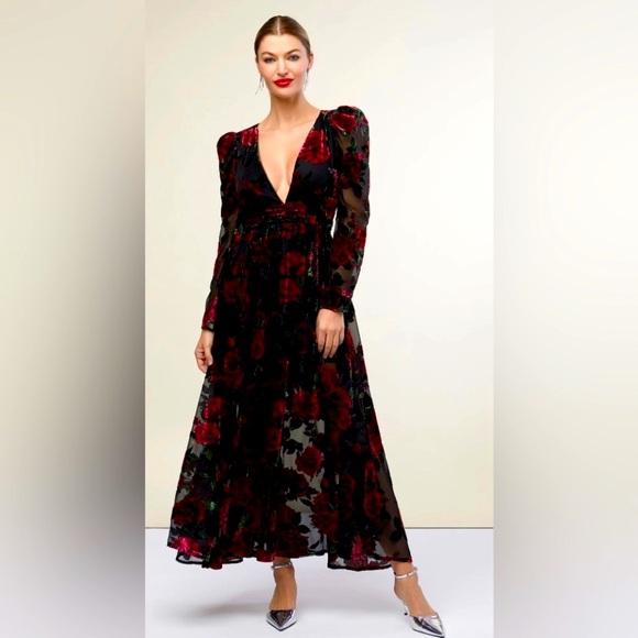 Rachel Parcell Dresses Rachel Parcell Puff Long Sleeve Burnout